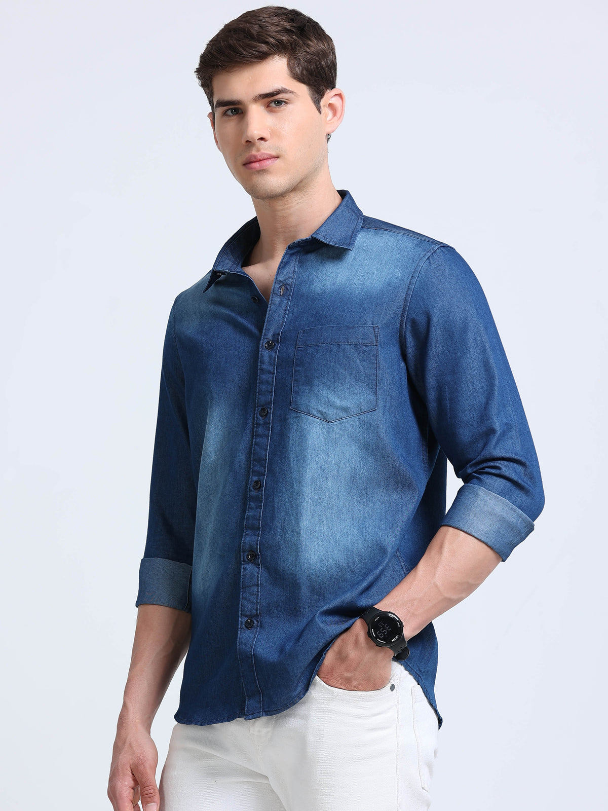 Single Pocket Light Blue