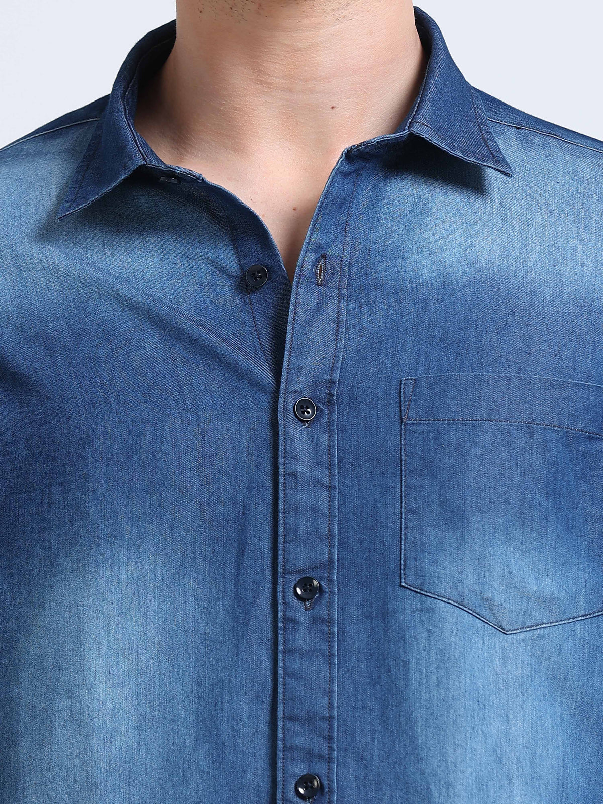 Single Pocket Light Blue