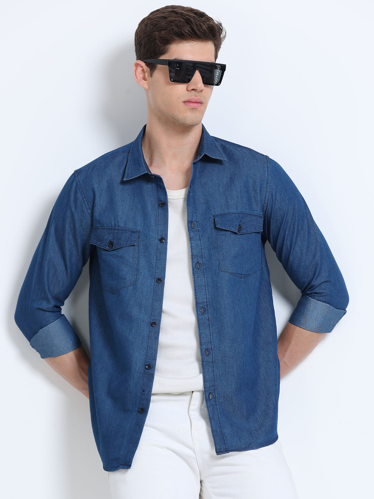 Denim Shirt Light Blue