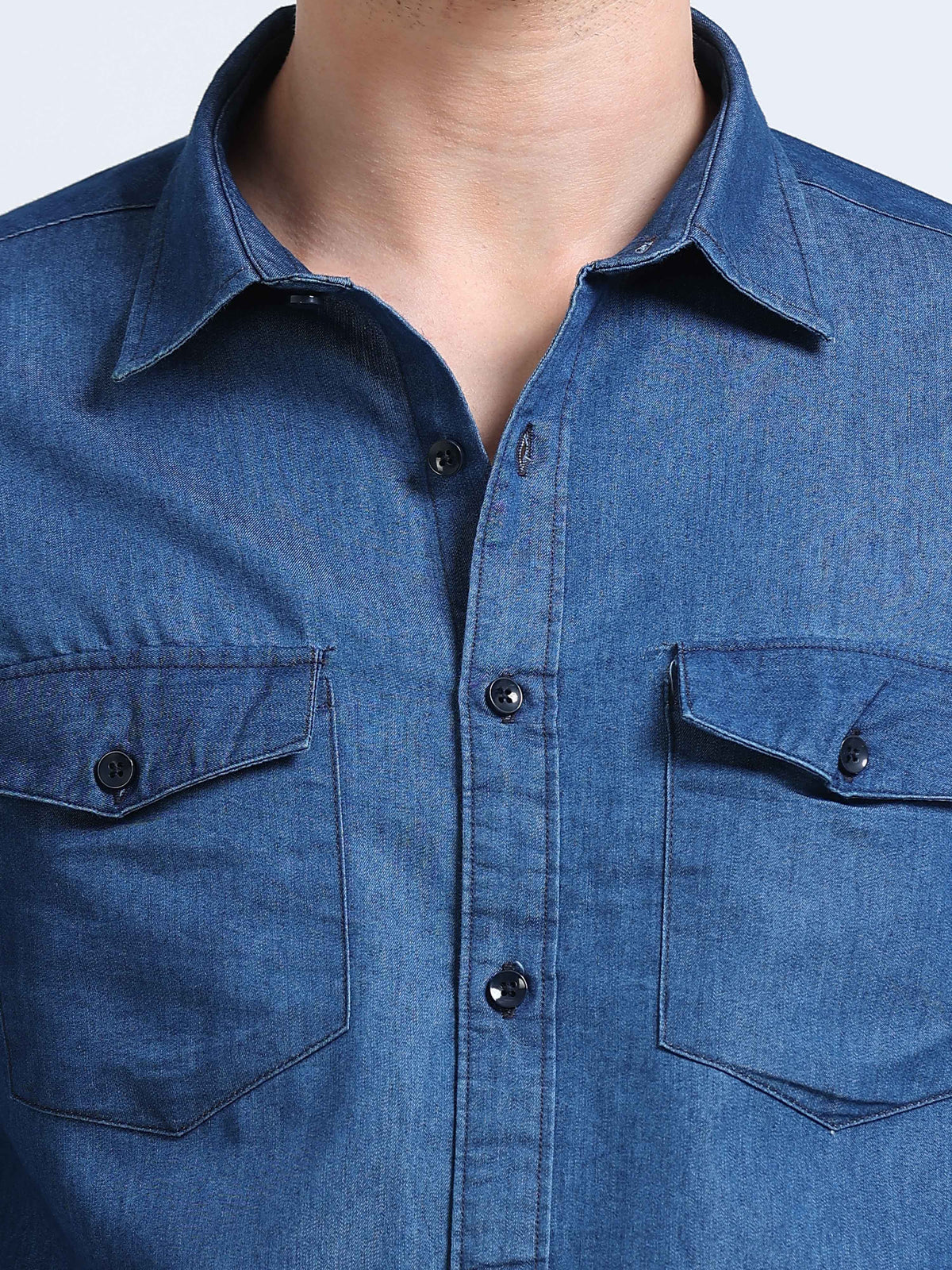 Denim Shirt Light Blue