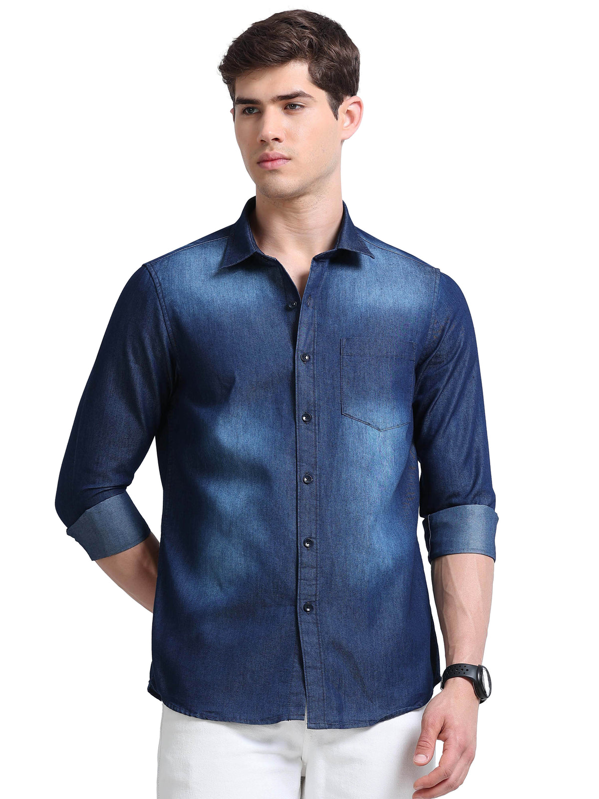 Single Pocket Dark Blue
