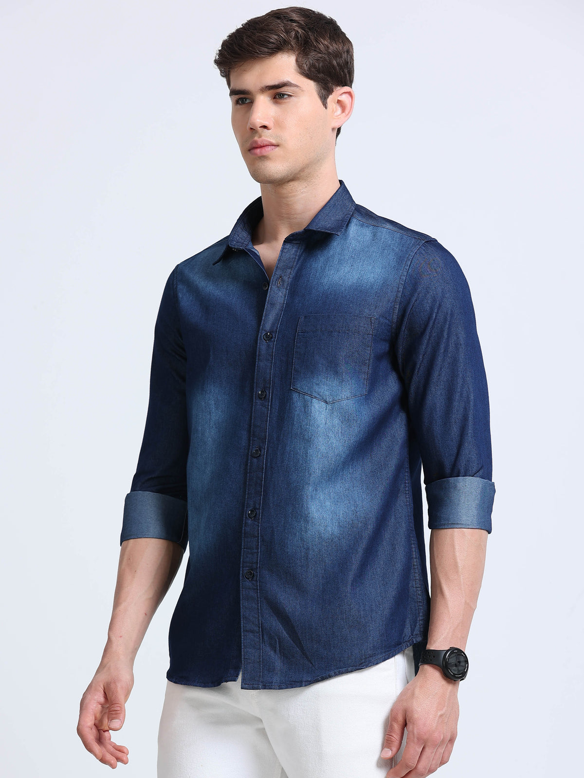 Single Pocket Dark Blue