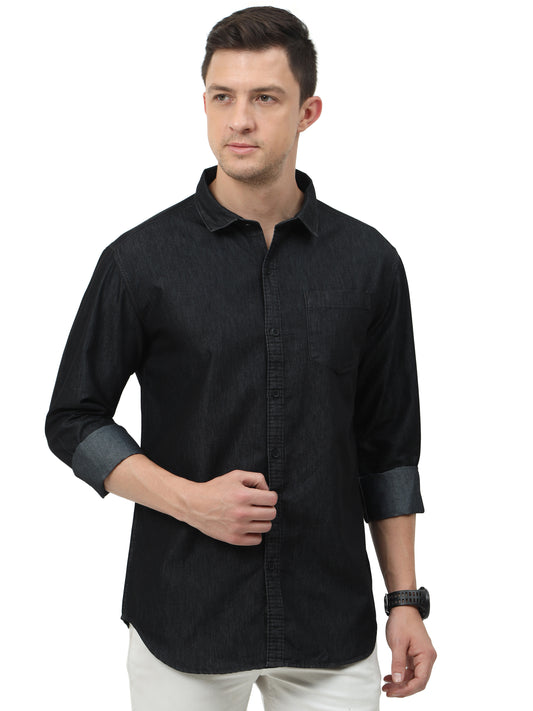 Mens Casual Denim Shirt