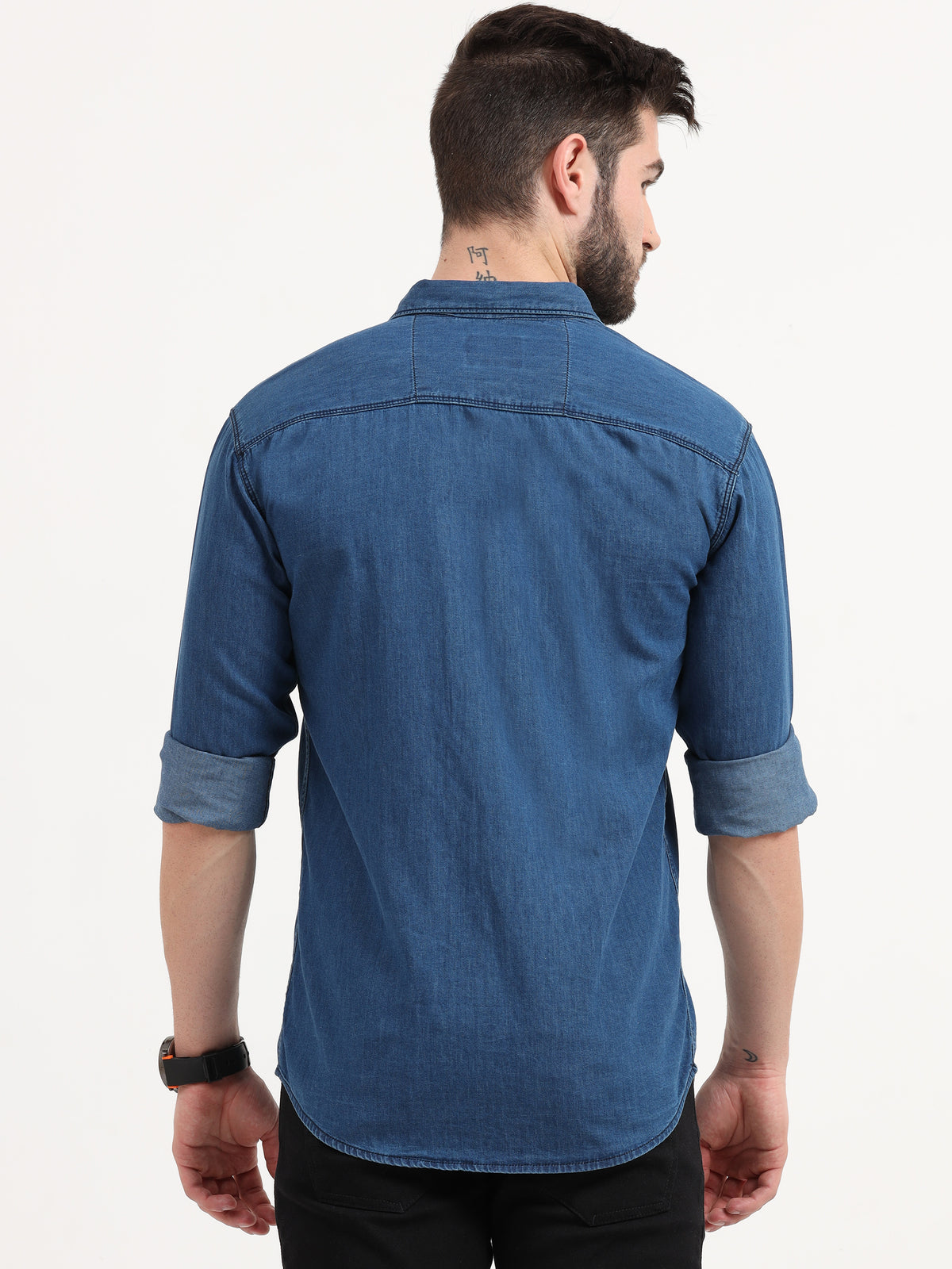 Mens Casual Denim Shirt