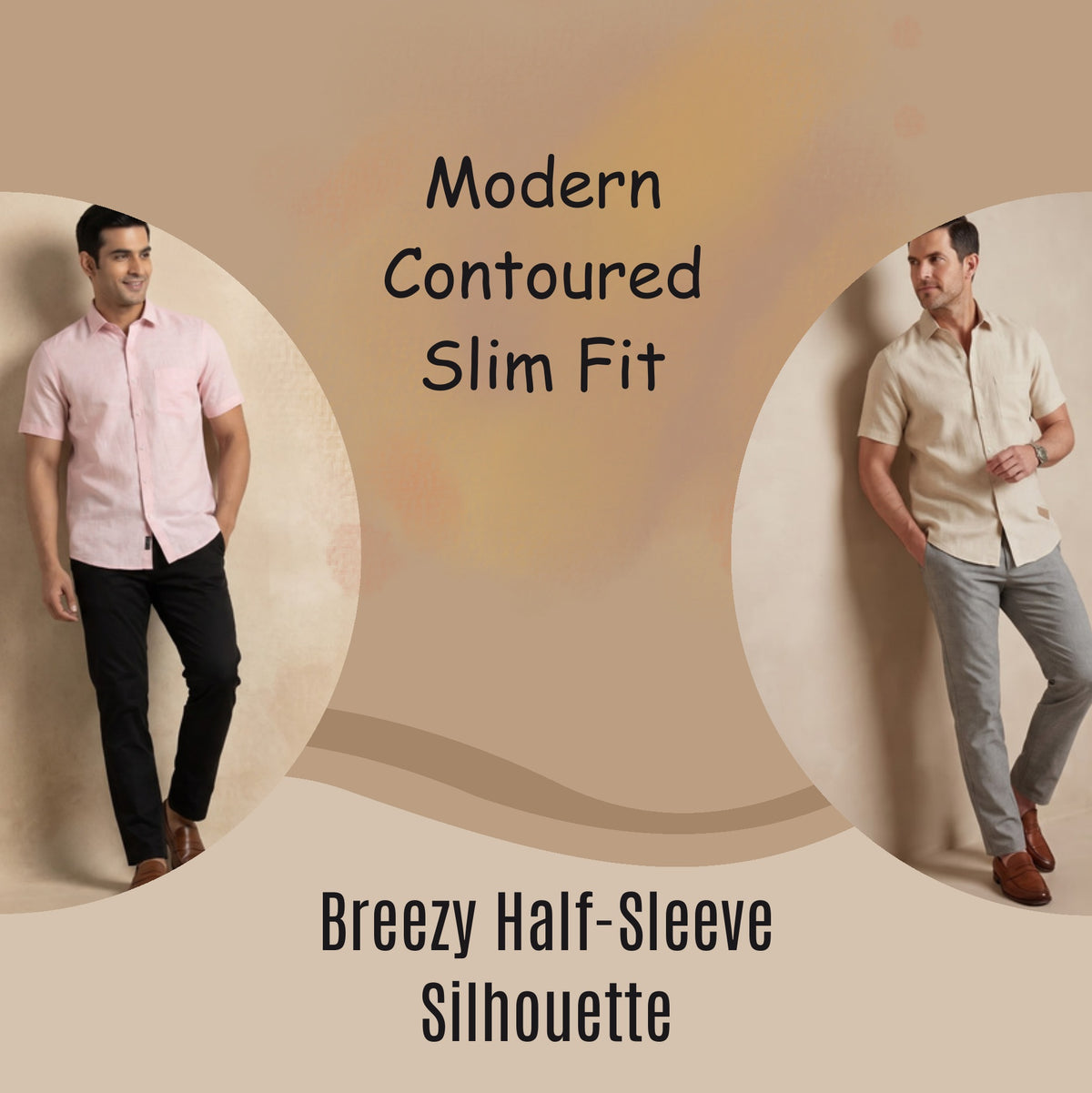 MILLIONCOLORS Men's Slim Fit Double Pocket Denim Casual Shirt